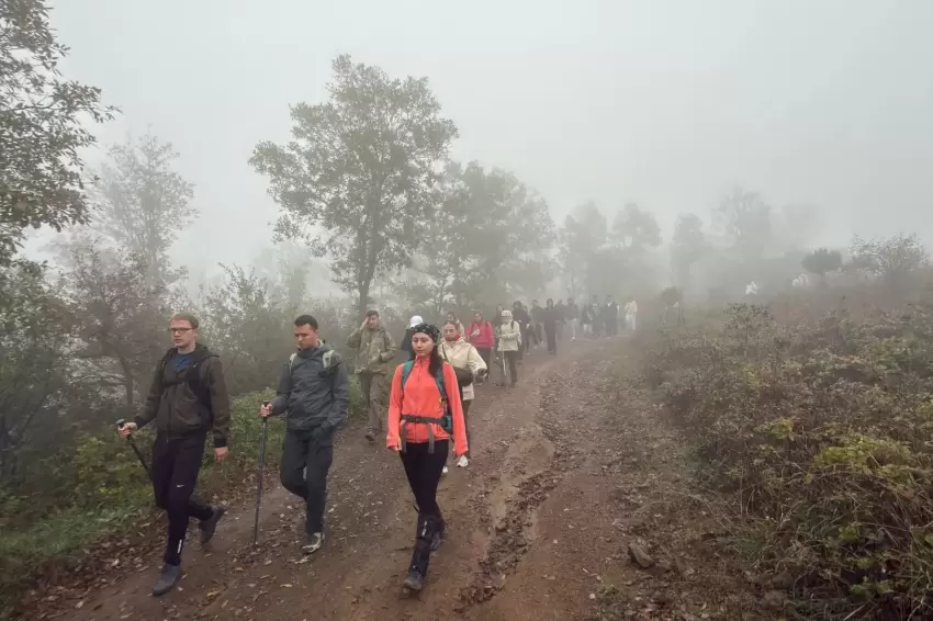 Mysia Yollarında Cumhuriyet Bayramı yürüyüşü