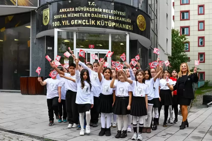 Ankara 100. Yıl Gençlik Kütüphanesinde bayram coşkusu
