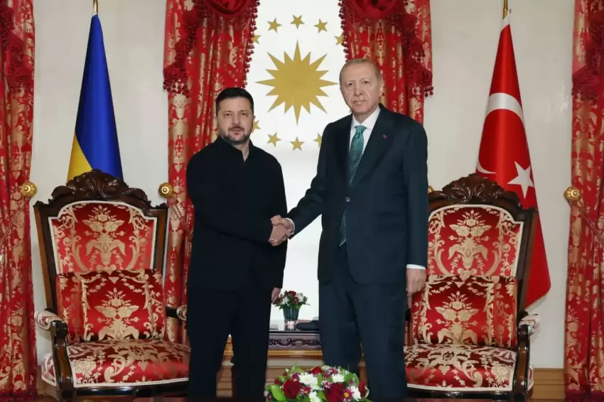 Cumhurbaşkanı Erdoğan, Ukrayna Devlet Başkanı Zelenskiy ile görüştü