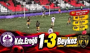 Kdz. Ereğli 1980 SK, Beykoz karşısında yıkıldı: 3-1