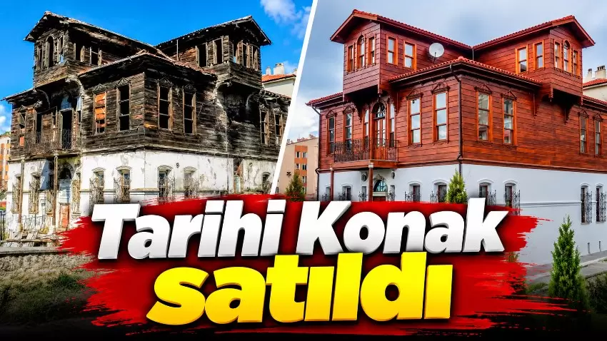 Tarihi Halil Paşa Konağı satıldı