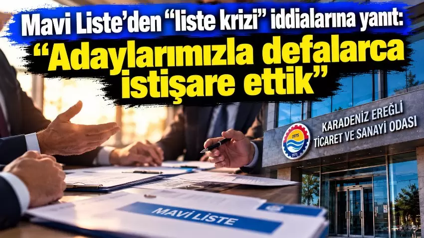 Mavi Listeden “liste krizi” iddialarına yanıt: “Adaylarımızla defalarca istişare ettik”