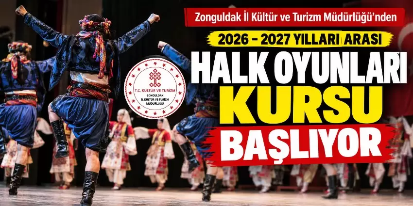 Zonguldakta ücretsiz halk oyunları kursu başlıyor