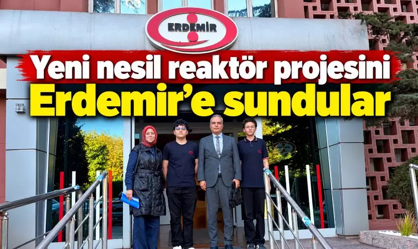 Fen Lisesi öğrencilerinden Erdemire çevre teknolojileri projesi