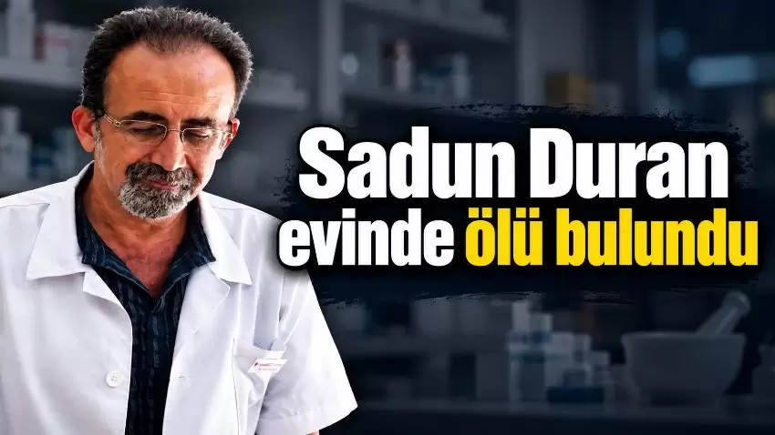 Kdz.Ereğlide acı haber: Eczacı Sadun Duran evinde ölü bulundu