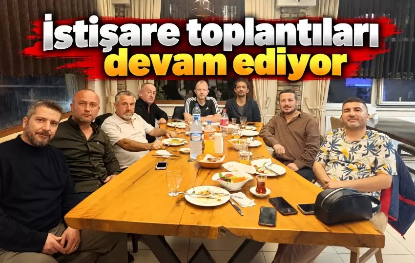 Kdz Ereğlide Süper Amatör Lig Kulüp Başkanları istişare toplantılarına devam ediyor.