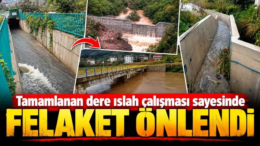 Bozkurt: “Yağmur kendini gösterdi, dere ıslahının önemi ortaya çıktı”