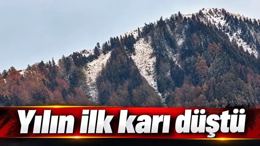 Yılın ilk karı Gümeliye yağdı