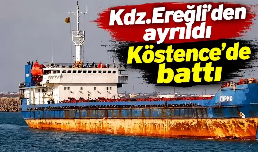 Kdz.Ereğliden ayrılan gemiye Karadenizde İHA saldırısı: 1 ölü, 3 kayıp