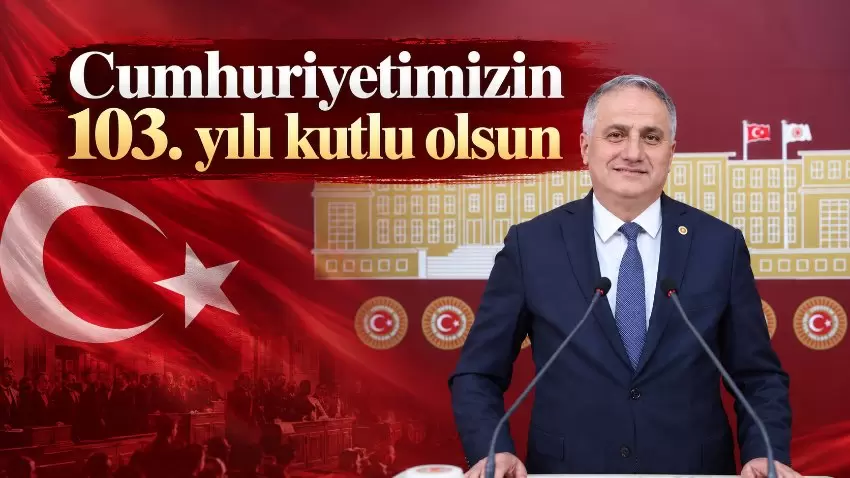 Saffet Bozkurttan 29 Ekim Cumhuriyet Bayramı mesajı
