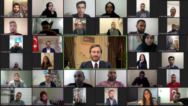 Fahrettin Altun, Avrupa’daki Türk gençlerle buluştu