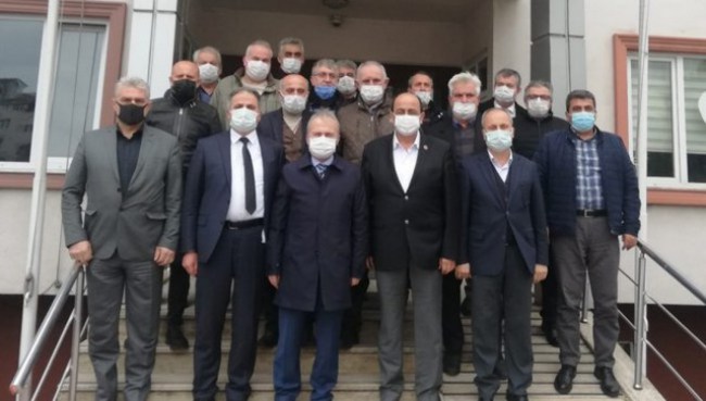 AK Parti heyetinden Gülüç belediyesine ziyaret