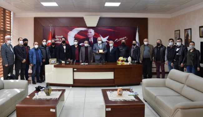 EGD'den Posbıyık'a teşekkür ziyareti