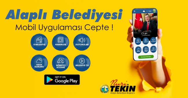 Alaplı Belediyesi artık cepte