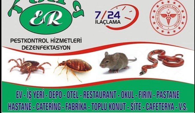 Erpest Pest Kontrol'le haşerelerden kurtulun