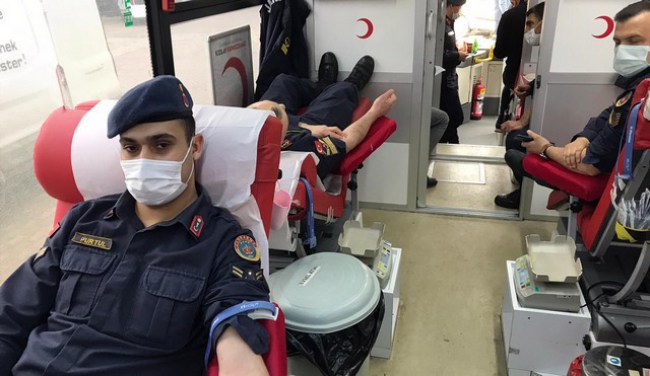 680 ünite kan toplandı