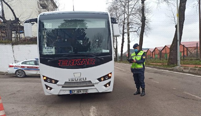 İşçi servisleri denetlendi