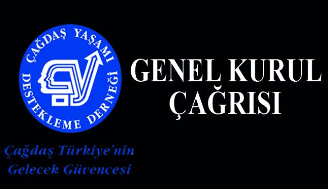 ÇYDD Kdz.Ereğli Şubesi genel kurula gidiyor