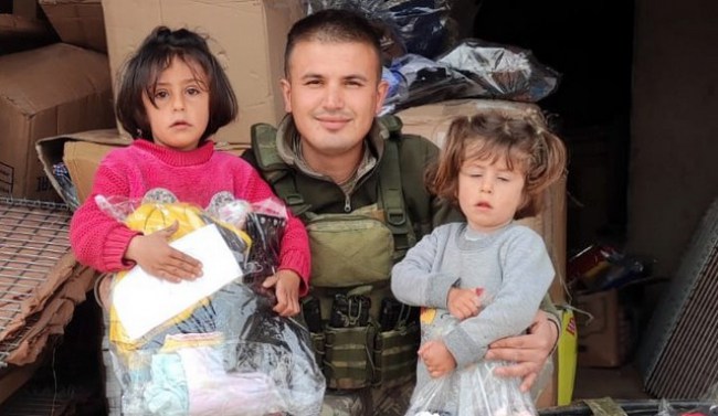 AK Parti’nin yardım kampanyası çocukların yüzünü güldürdü. Yardımlar Suriye'ye ulaştı