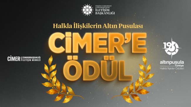 CİMER “altın pusula” ödülü kazandı