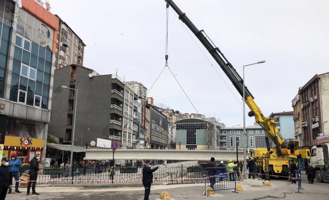Pazar yerindeki trafik sorunu gideriliyor