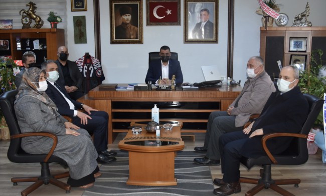 Başkan Bozkurt’tan yeni yöneticilere ziyaret