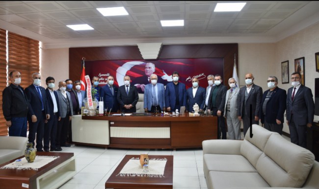 Muhtarlar Derneği Başkan Posbıyık’ı ziyaret etti