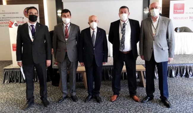 Nuri Tekin, İç Anadolu Belediyeler Birliği encümen üyeliğine seçildi