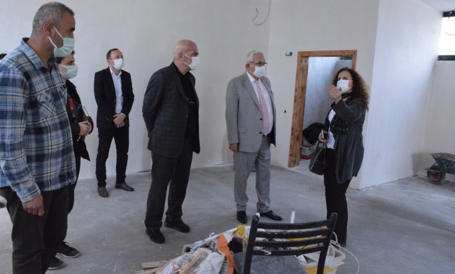 Başkan Posbıyık oyuncak evi projesini inceledi