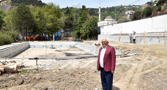 Havuz ve Aqua park için çalışmalar hızlandı