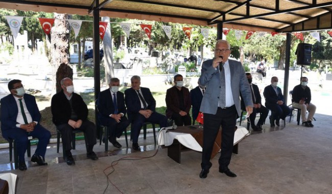 Şehir mezarlığında mevlid okutuldu