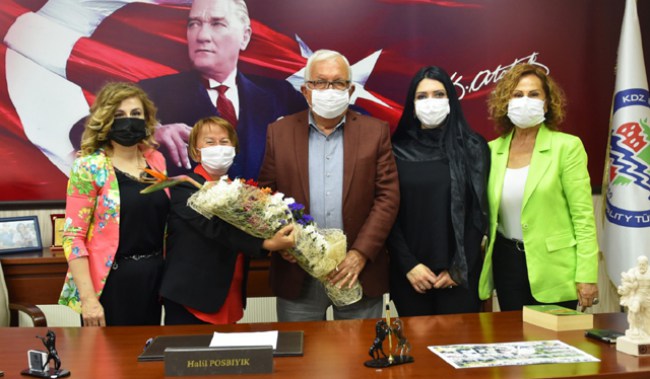 Kadın Gücü Kooperatifi’nden Başkan Posbıyık’a ziyaret