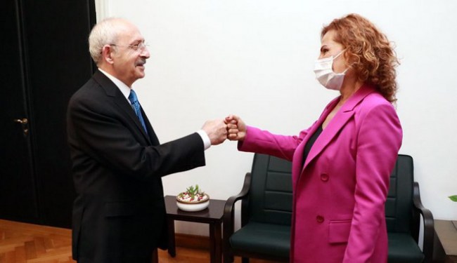 Neriman Posbıyık, Kemal Kılıçdaroğlu ile görüştü