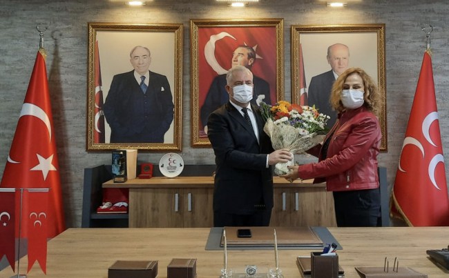 Kadın Gücü Kooperatifi’nden MHP’ye ziyaret