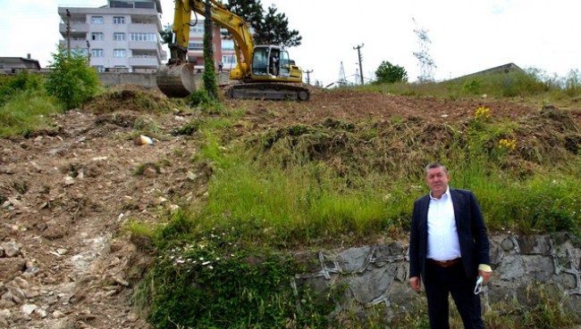 Alaplı'da Teras Park çalışmaları başladı