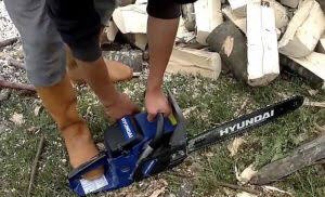 Şamlar köyünde motorlu testere kazası