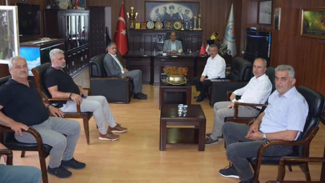 Türkmen ve Bozkurt, Gülüç belediyesini ziyaret etti
