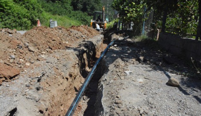 Bölücek-Çolaklaraltı su hattı yenileniyor