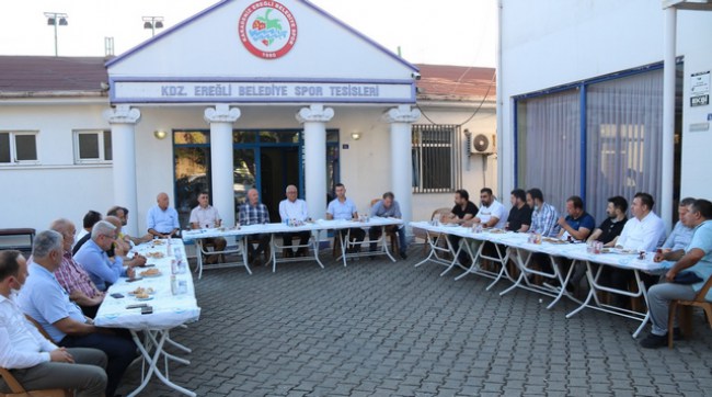 Kdz.Ereğli Belediyespor görev dağılımını yaptı