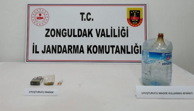 Kaymaklar köyünde uyuşturucu baskını