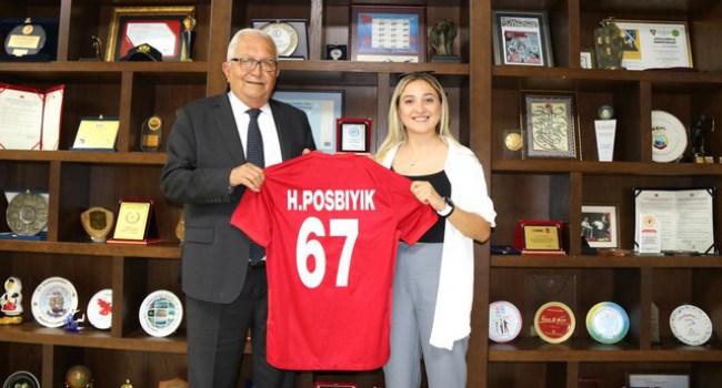 Şampiyondan Posbıyık’a ziyaret