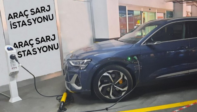 Ereylin AVM'de elektrikli araç şarj istasyonu hizmete girdi