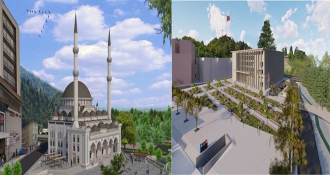 Cami için arsa takası !