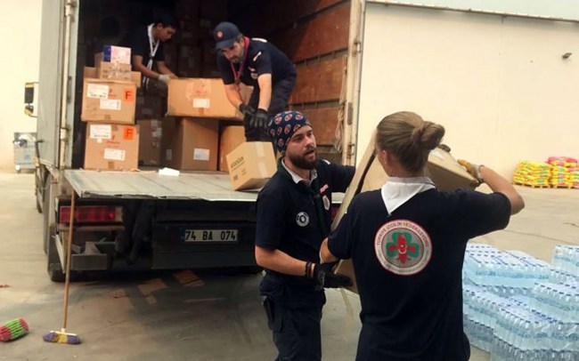 Bursa'dan yangın bölgelerinde gönüllü destek