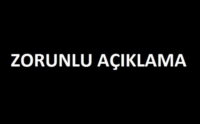 "Hukuki süreç başlatılmıştır"
