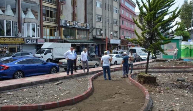 Alaplı aile parkı çarşı merkezine nefes aldıracak