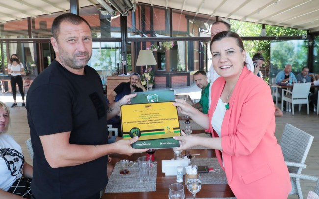 Başkan Hürriyet, Kocaelispor'un 2002 şampiyonlarıyla buluştu