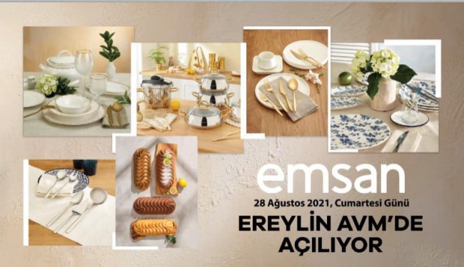 Emsan Ereylin AVM'de açılıyor