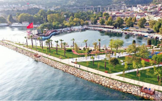 Kocaeli Hereke Parkı kullanışlı hale getirildi