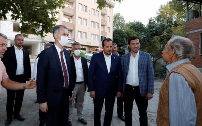 Bursa Milletvekili Özen İnegöl'de ziyaretlerde